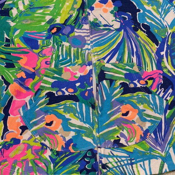 Lilly Pulitzer hooded zip up - Picture 3 of 7
